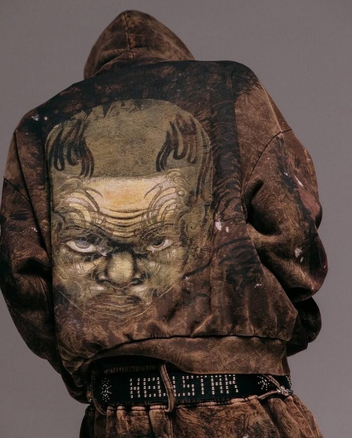 Hellstar Graffiti Brown Hoodies – Official Streetwear