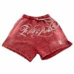 Hellstar Text Print Embo Short