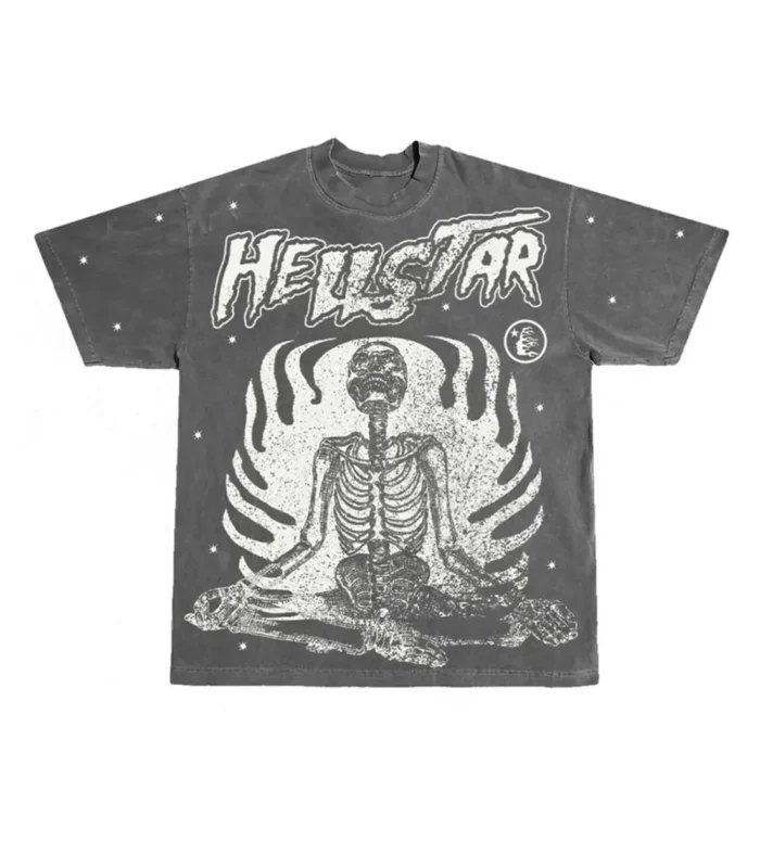 Inner Peace Tee Hellstar Grey