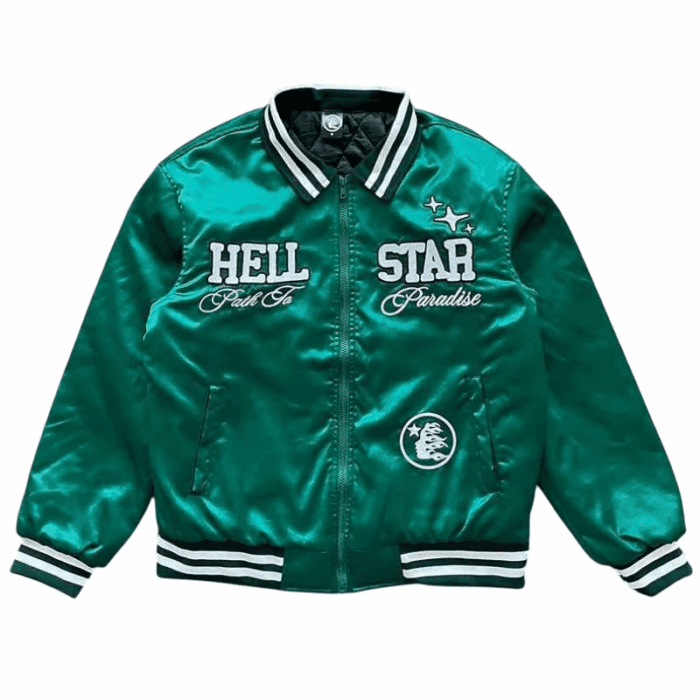Hellstar Capsule 7 Varsity Jacket Green