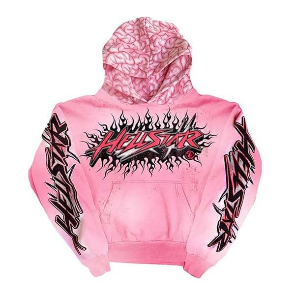 Pink Hellstar Brain washed Hoodie