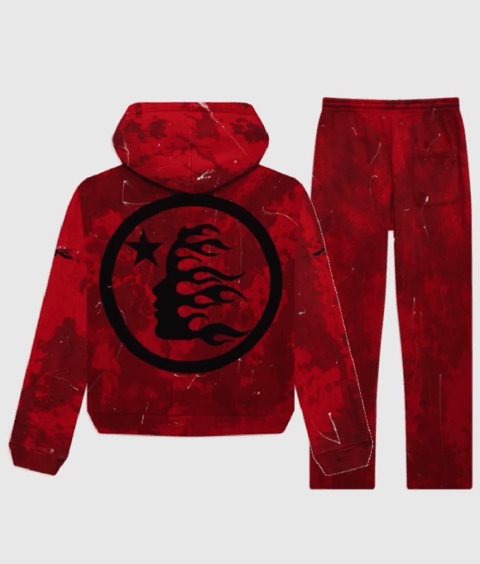 Hellstar Red Greatcoat Tracksuit – Official Streetwear