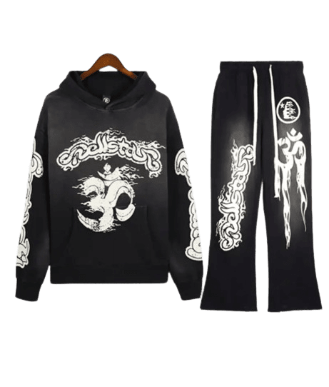 Hellstar Black Yoga Tracksuit