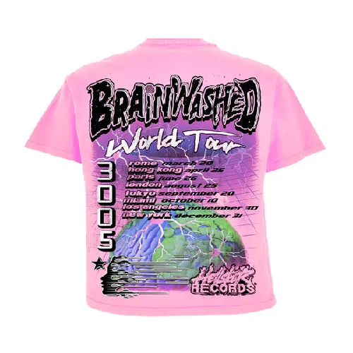 Hellstar Brainwashed World Tour Tee – Official Streetwear